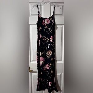 Floral Maxi Dress with Spaghetti Straps
